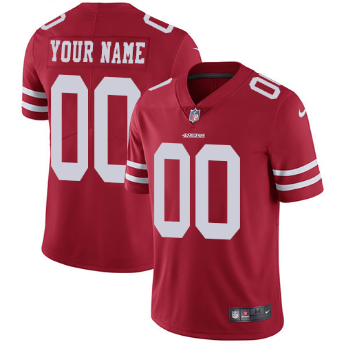 Youth San Francisco 49ers ACTIVE PLAYER Custom Red Vapor Untouchable Limited Stitched Jersey